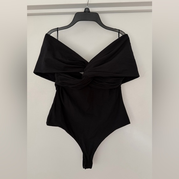 KHAITE THE CERISE BODYSUIT in Black - Picture 3 of 10